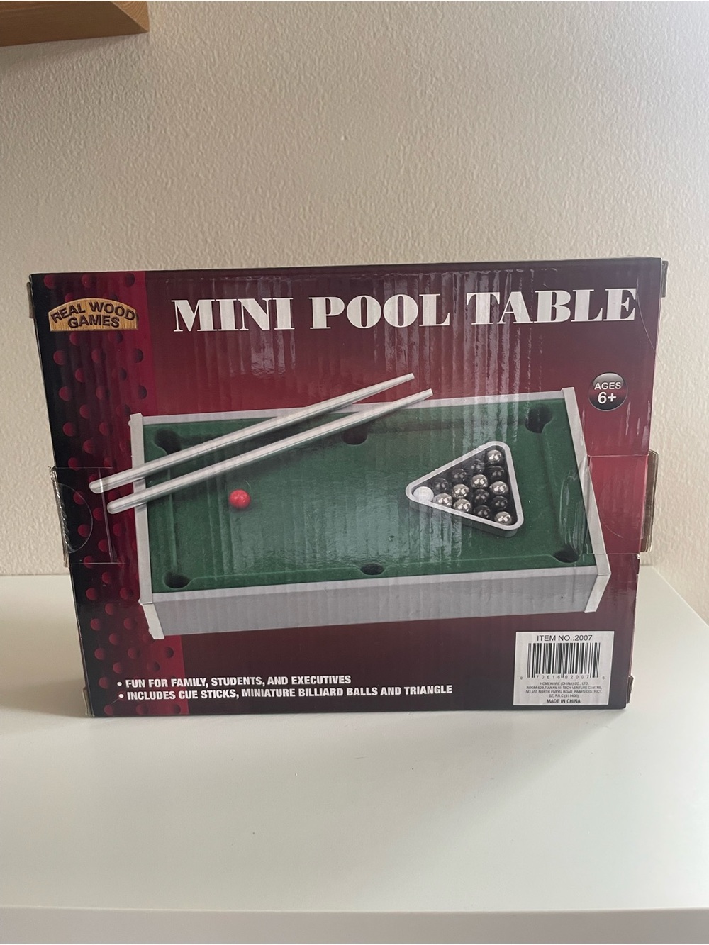 Mini Desktop Pool Game Set - Picture 10 of 10